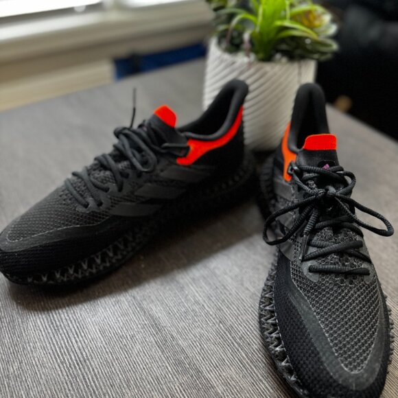 Adidas 4DFWD 2 'Carbon/Impact Orange' | Men’s Size 9.5 - Picture 2 of 4